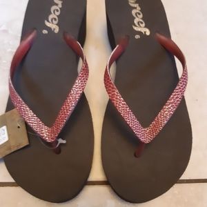Reef wedge flip flops